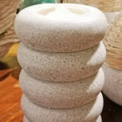 5X8 SPIRAL ROCK FOUNTAIN CANDLE