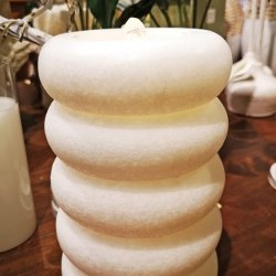 5X8 SPIRAL ROCK FOUNTAIN CANDLE