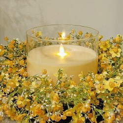 6X6 GLASS CANDLE-R2C