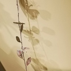 Item # MO1004 GRN - 3X3X52 BUTTERFLY WINDCHIME