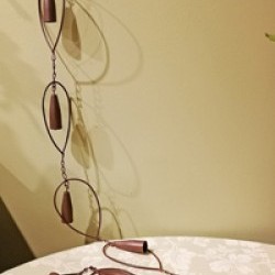 Item # MO1007 BRZ - 4X1X78 BELL WINDCHIME