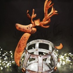 8.5X8X14 DEER BASKET