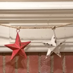 54IN STAR GARLAND-7IN/6