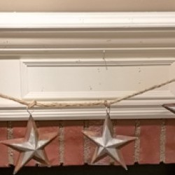 54IN STAR GARLAND-7IN/6