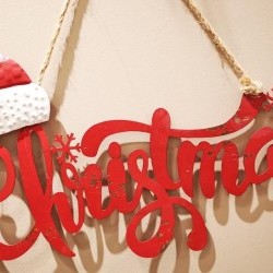 23.5X05X10 CHRISTMAS SIGN