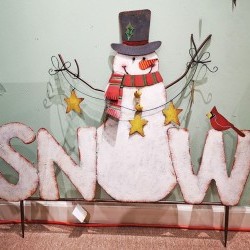 28X30.25 SNOW SNOWMAN
