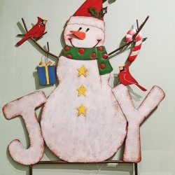 24.5X31.5 JOY SNOWMAN