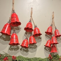 ASST 3 HANGING BELLS (3/4/5)X3MC