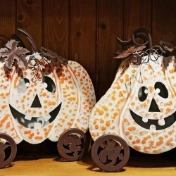 ASST JACK-O-LANTERN COACHX2