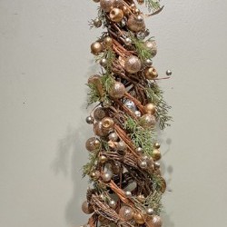 32IN GOLD BALL TREE