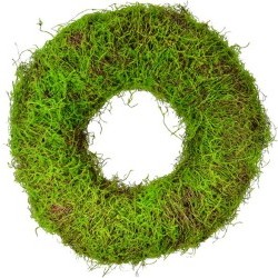 Item # NW130 GREEN - 20" MOSS WREATH
