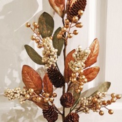 28IN MIX BERRY&LEAF SPRAY