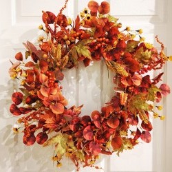 24IN FALL LEAF WREATH