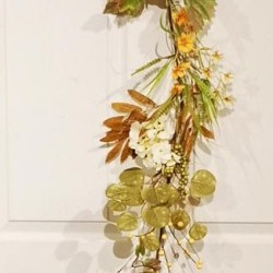 Item # PA2321 GRN - 6FT PUMPKIN GARLAND