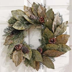 24IN MAGNOLIA WREATH