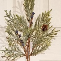 18IN PINE&MINI CONE SPRAY