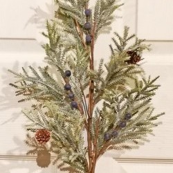 18IN PINE&MINI CONE SPRAY