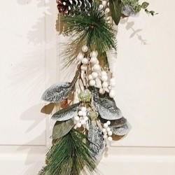 6FT ICE HOSTA&BERRY GARLAND