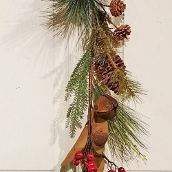 6FT RUSTIC &MAGNOLIA GARLAND