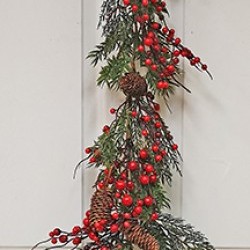 6' BERRY&FIR GARLAND