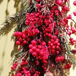 6' BERRY CEDAR BRANCH GARLAND