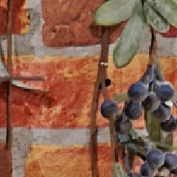 48IN BERRY&LEAF GARLAND