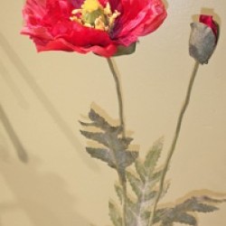 28IN POPPY FLOWER