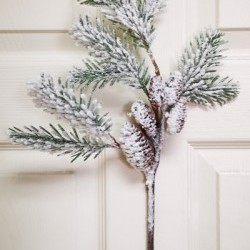 19IN PINE&PINECONE SPRAY