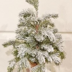 17IN PINE TREE IN JUTE BASE