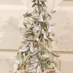 18IN PINE IN JUTE BASE