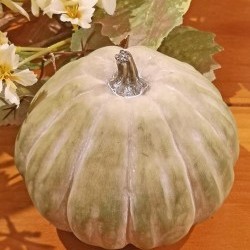 Item # RU2291 GRN - 5X5X3.95 GOURD PUMPKIN