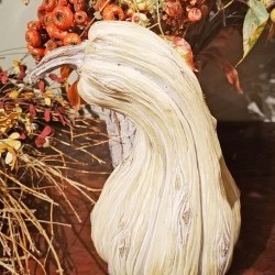 Item # RU2324 WOOD - 8X6X11 GOURD PUMPKIN