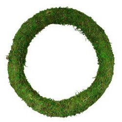 14" MOSS WREATH