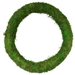 18" MOSS WREATH