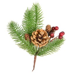 5"X4.5"X7" PINE,BERRY&PINECONE