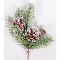5"X4.5"X7" PINE,BERRY&PINECONE