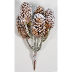 3"X3"X5.5" PINE CONE CLUSTER