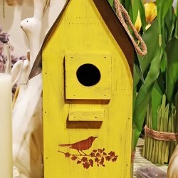 16IN BIRD HOUSE&FEEDER